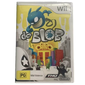 De Blob Nintendo Wii Game PAL w' Manual + FREE Tracked Au Post - Picture 1 of 4