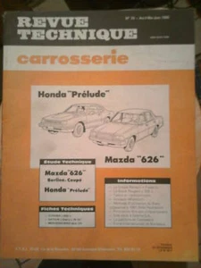 HONDA Prélude MAZDA 626 - Revue Technique Carrosserie - Picture 1 of 1