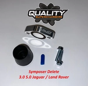 Symposer Delete Jaguar Supercharger 3.0 5.0 F-Pace F-Type XJ XJR XJR575 XKR - Picture 1 of 5