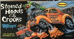 Moebius Models 1209 Stoned Hoods & Crooks Cartoon Willys gasser By Von Franco - Picture 1 of 1