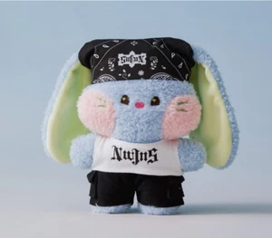 NewJeans BUNINI COSTUME Plush DOLL & BANDANA Costume Set OFFICIAL 17 cmH + TRACK - Picture 1 of 18