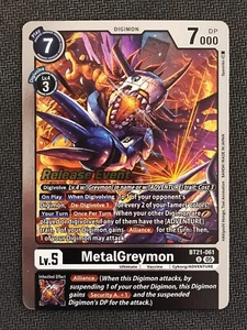 Digimon Card Game - MetalGreymon - BT21-061 ENG - Release Event - Picture 1 of 2
