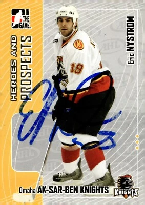 Eric Nystrom - Signed 2005-06 In The Game Heroes And Prospects Card #79 - Image 1 of 2