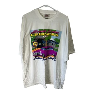 VTG 1997 Oneita Power-T South Lane Cruisers Show Shirt Cottage Grove Oregon SS - Picture 1 of 4
