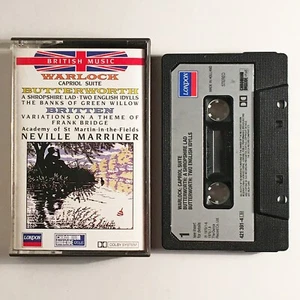 Warlock/Butterworth/Britten - Marriner -1989 NM Cassette - London - 421 391-4 - Picture 1 of 5