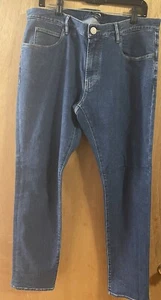 Giorgio Armani Five Pocket Slim Fit Jeans Light Blue - Picture 1 of 14