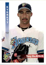 1997 Everett AquaSox Grandstand #7 Tony DeJesus Havelock North Carolina NC Card