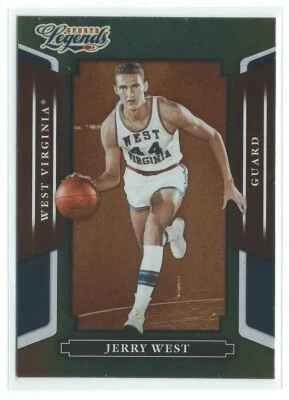 Tarjeta de baloncesto Donruss Sports Legends #77 Jerry West 2008 - Salón de la fama Foto 1 de 2