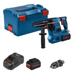 Taladro percutor a batería Bosch GBH 18V-28 CF, SDS-Plus, 2x 8,0 Ah ProCore + cargador - Imagen 1 de 12