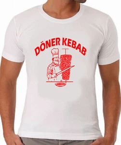 Doner kebab fun shirt snack pizza t-shirt food fast food saying shirt cult shirt - Picture 1 of 2