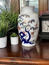 Fukagawa Vase Large Imari Kakiemon Style    Shokchikubai 3 Friends Of Winter