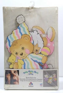 Dolly Toy Co USA Made Teddy Beddy Bear Room Decor Set Wall Art NEW - Imagen 1 de 7