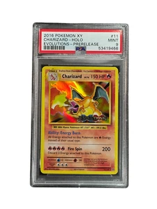 * PSA 9 - 2016 Charizard Pre-Release Holo #11 Evolutions - Pokemon - Bild 1 von 2