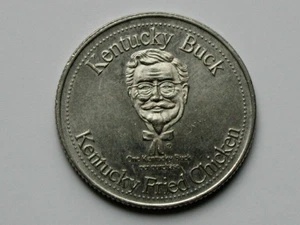 (1981) KFC Kentucky Fried Chicken Dollar Medaille - Col. Sanders - Retro Restaurant - Bild 1 von 2