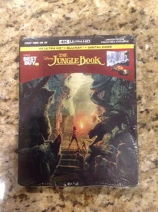 Das Dschungelbuch STEELBOOK (4K UHD/Blu-ray/Digital, 2016) NEU Original Disney USA - Bild 1 von 6