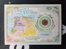 2012 Topps Allen & Ginter Currency of the World Colombia Coin Box Topper 12/50