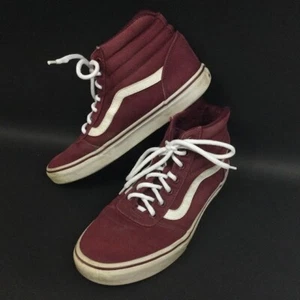 Vans Off The Wall – Damengröße 8,5 – burgunderroter Wildleder/Canvas – mittlerer Skateschuh – 500714 - Bild 1 von 8