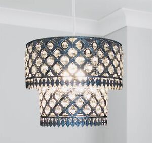 Lámpara de techo innoteck-araña de Gota de Cristal Acrílico Colgante Moderno