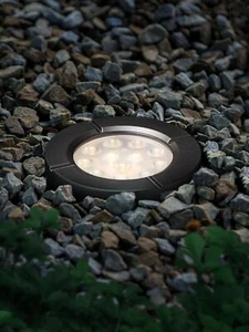 6 Pack LED In Ground Landscape Well Lights, 12-24V AC/DC - Picture 1 of 15