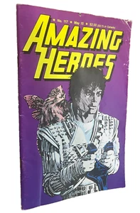 Amazing Heroes comic #117 Fantagraphics Books Michael Jackson 1987 good  shape - Picture 1 of 3