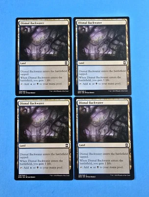 4x Dismal Backwater Eternal Masters 2016 EMA Mtg Magic Gathering Card Land 238 - Image 1 of 2