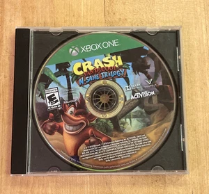 Crash Bandicoot N. Sane Trilogy (Microsoft Xbox One, 2018) Disc Only - Picture 1 of 3