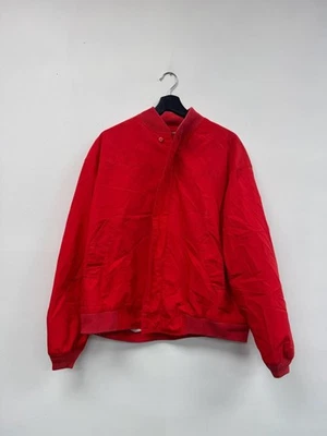 Chaqueta cortavientos vintage La Paz Catalina para hombre 44 XL roja bombardero malla forrada años 80 Foto 1 de 4