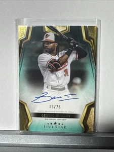 Cedric Mullins 2024 Topps Five Star #FSA-CMU Aqua 19/75 Baltimore Orioles Auto - Picture 1 of 11