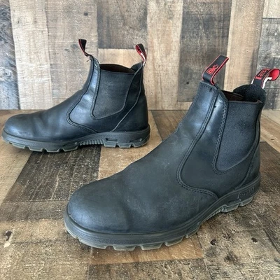 Redback Soft Toe Black Slip On Work Boots Mens US 11 - Image 1 of 4