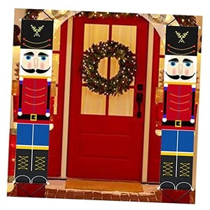 Christmas Nutcracker Banner Decorations Outdoor - 6.2ft Solider Nutcracker - Picture 1 of 7