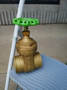 Válvula de compuerta de latón Matco 3" nueva con etiquetas. Estilo soldadura. ¡Envío rápido gratis!! - Imagen 1 de 5