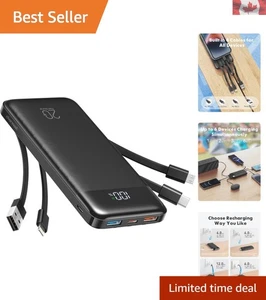 Recharge On-the-Go : Banque d'alimentation 20000mAh avec 5 sorties et charge sans fil - Photo 1 sur 15