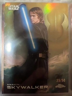 2025 Topps Chrome Stars Wars Anakin Skywalker /50 - Image 1 of 3