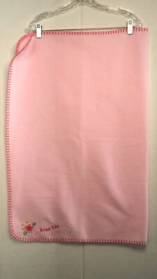 Розовое флисовое одеяло для маленьких девочек Sweet Baby Edge сшитое NoJo 30x40 - Изображение 1 из 4