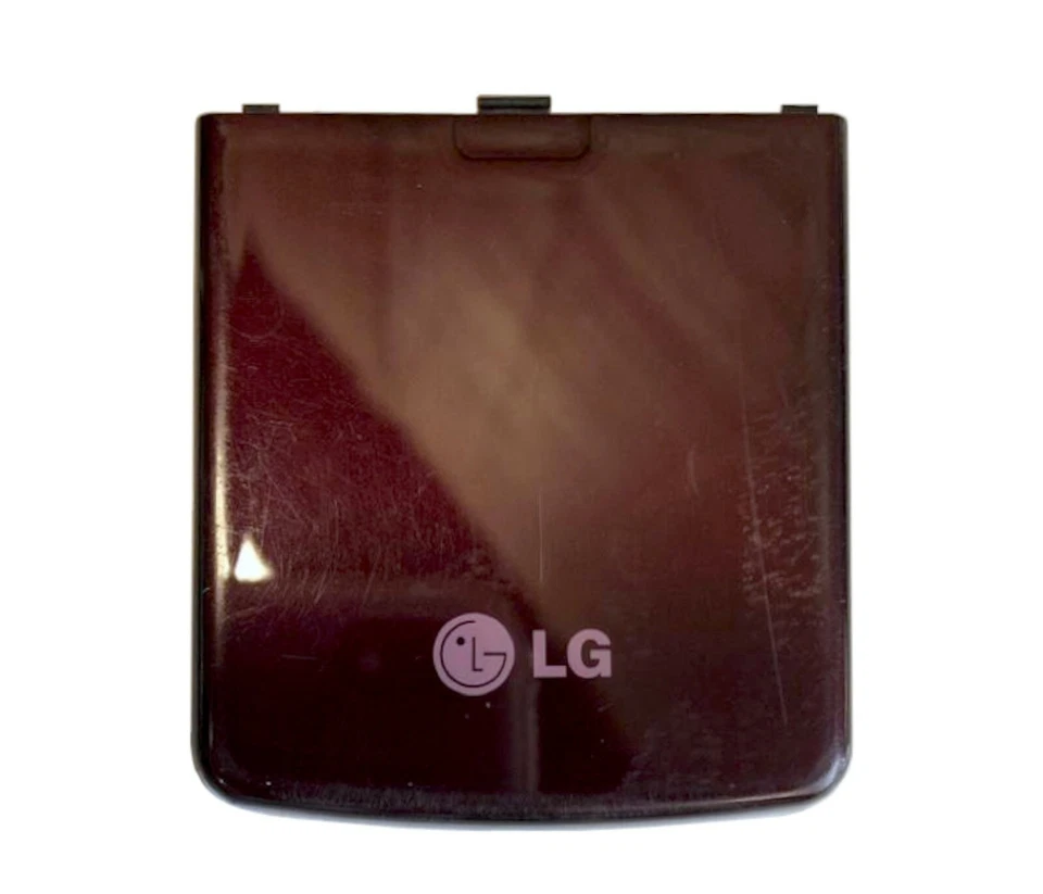 CUBIERTA BATERÍA ORIGINAL LG Vu CU920 Puerta Borgoña Teléfono Celular Panel Trasero Foto 1 de 1