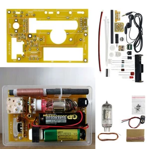 2P2 Tube Single Light MW Radio Kit Simple Radio Receiver Unassembled DIY Kit - Zdjęcie 1 z 14