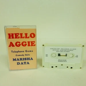 Hello Aggie Marisha Data Telephone Gems Comedy Skits Cassette - Picture 1 of 9