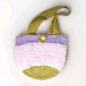 Vegan style crossbody bag Eco friendly bag Crochet tote bag - Picture 1 of 4