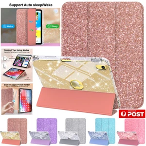 Smart Glitter Leather Case Stand Cover For iPad A16 11th Gen 2025 10th Gen 2022 - Picture 1 of 49