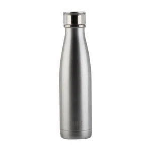 Gebaute 500 ml doppelwandige Edelstahl Trinkflasche silber - Bild 1 von 5