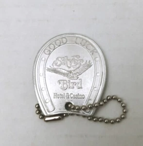 Silver Bird Hotel & Casino Good Luck Horseshoe Keychain Fun The Strip Las Vegas - Picture 1 of 5