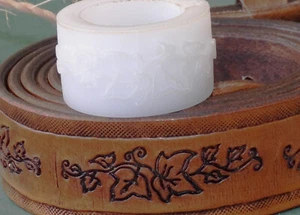 Leder Stempel Leather Stamps Efeu Prägewalze Prägungsrad 15 mm breit - Bild 1 von 1