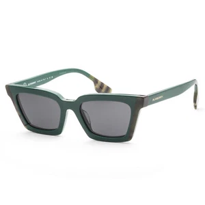 Gafas de sol para mujer Burberry Briar BE4392U-405687-52 52 mm verde/verde a cuadros - Imagen 1 de 2
