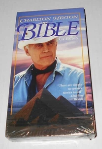 Charlton Heston Presents The Bible: Genesis VHS Video Cassette Tape New Sealed - Picture 1 of 6
