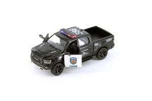 5413DP) Kinsmart 2019 DODGE RAM 1500 POLICE 1:46 Diecast Truck 5 inch BLACK - Picture 1 of 5