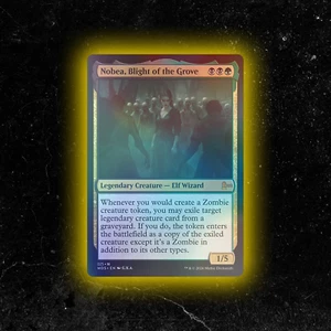 FOIL - Nobea, Blight of the Grove - Magic: The Gathering Commander – Original - Picture 1 of 5