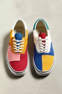 Vans Era Patchwork mehrfarbige niedrige Turnschuhe Herren 6 Damen 7,5 neu mit Etikett - Bild 1 von 9