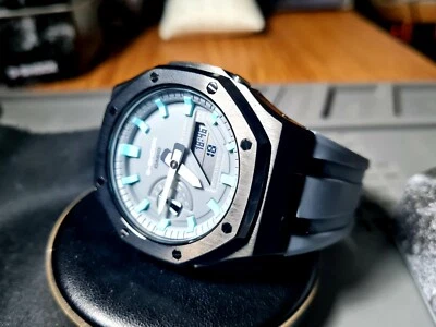 Casio G-SHOCK GA-2110ET-8AER Custom Casioak Mod Exclusive Grey GA-2100 rare kit - Image 1 of 4