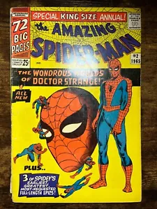 Amazing Spider-Man Annual #2, Marvel 1965, VG Condition, 1st Spidey x Dr Strange - Picture 1 of 3