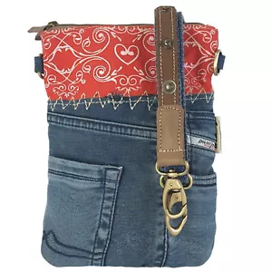 Sunsa Damen Taschen Umhängetasche Handtasche Baumwolle&Jeans Schultertasche - Bild 1 von 9